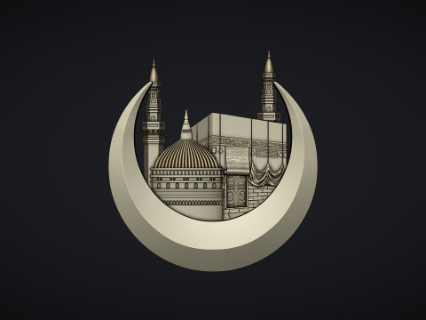 Makka Madina Kaaba 3D-Druckmodell
