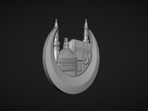 Makka Madina Kaaba 3Dプリントモデル