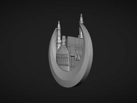 Makka Madina Kaaba 3Dプリントモデル