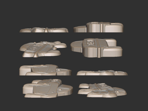 Mustang Bas Relief Modelo de Impressão 3D
