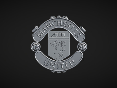 Manchester United logo 3D 打印模型