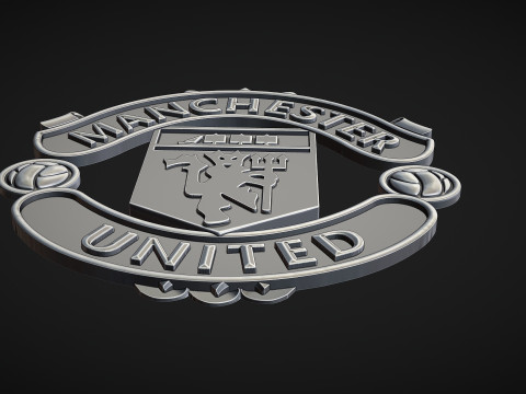 Manchester United logo 3D Print Model