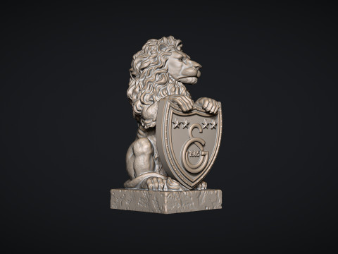 Galatasaray Lion Statue Model do druku 3D