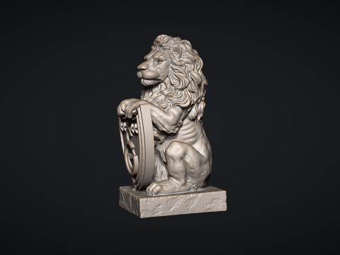 Galatasaray Lion Statue Model do druku 3D