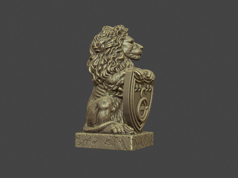 Galatasaray Lion Statue Model do druku 3D