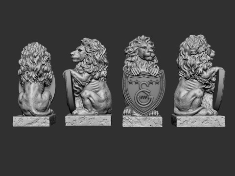 Galatasaray Lion Statue Model do druku 3D