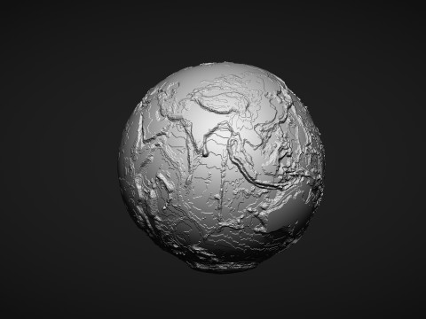 Earth Globe 3D 打印模型