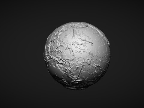 Earth Globe 3D 打印模型