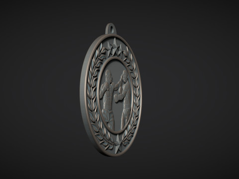 Boxing Medals 3Dプリントモデル