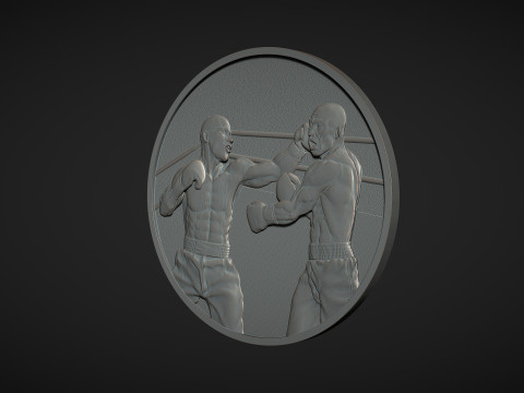 Boxing Medal Modèles 3D en vedette