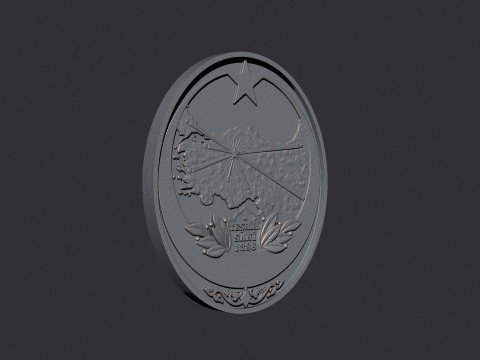 Turkiye Medal of Honor - Medal of Independence 3Dプリントモデル
