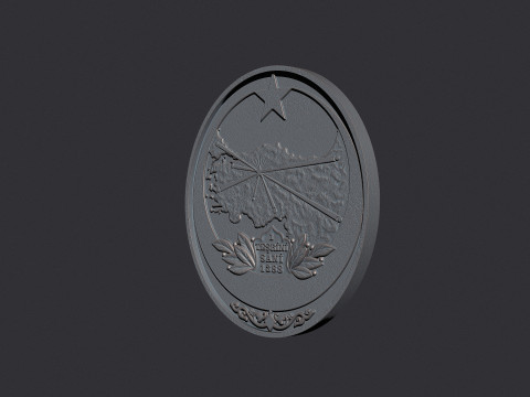 Turkiye Medal of Honor - Medal of Independence 3Dプリントモデル