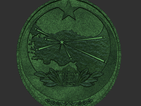 Turkiye Medal of Honor - Medal of Independence 3Dプリントモデル