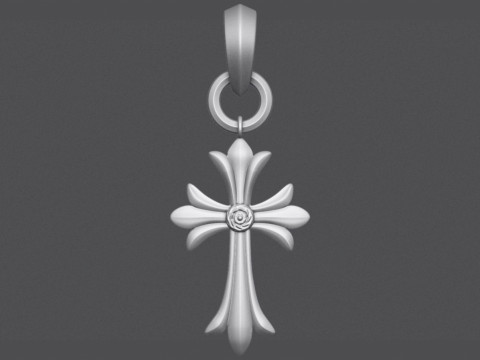 Cross Pendant 3Dプリントモデル