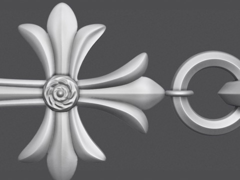 Cross Pendant 3Dプリントモデル