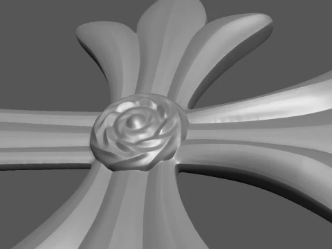 Cross Pendant 3D Print Model