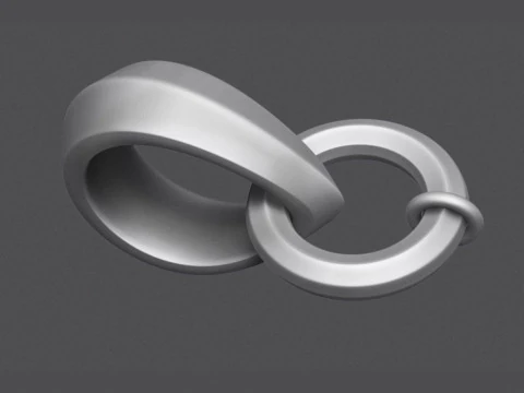 Cross Pendant 3D Print Model