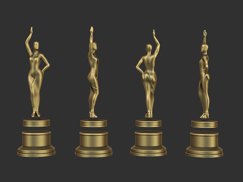 Film Award 3Dプリントモデル