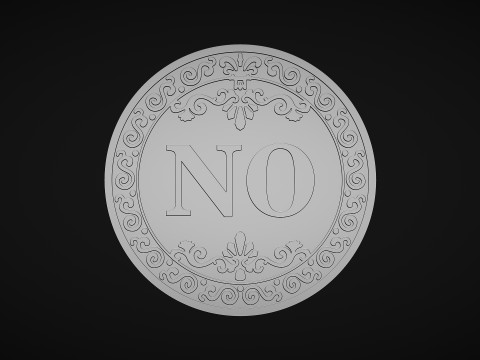 Lucky Coin 3Dプリントモデル