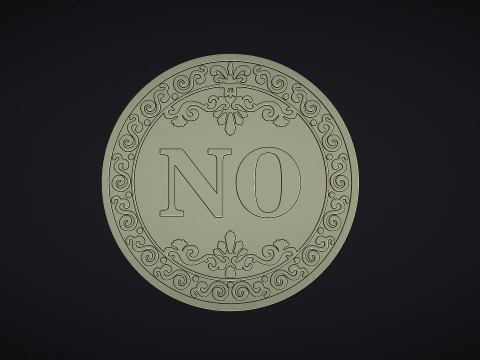 Lucky Coin 3D Print Model