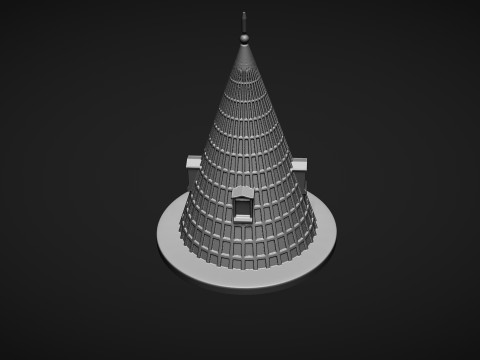 Galata Tower for Dice Game 3Dプリントモデル