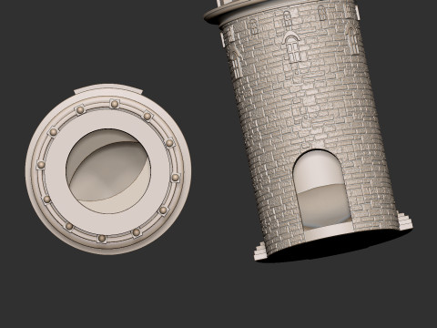 Galata Tower for Dice Game 3Dプリントモデル