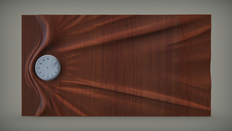 Wavy Wall Art Panel for cnc carving 3Dプリントモデル .c4d .max .obj .3ds .fbx .stl .blend 