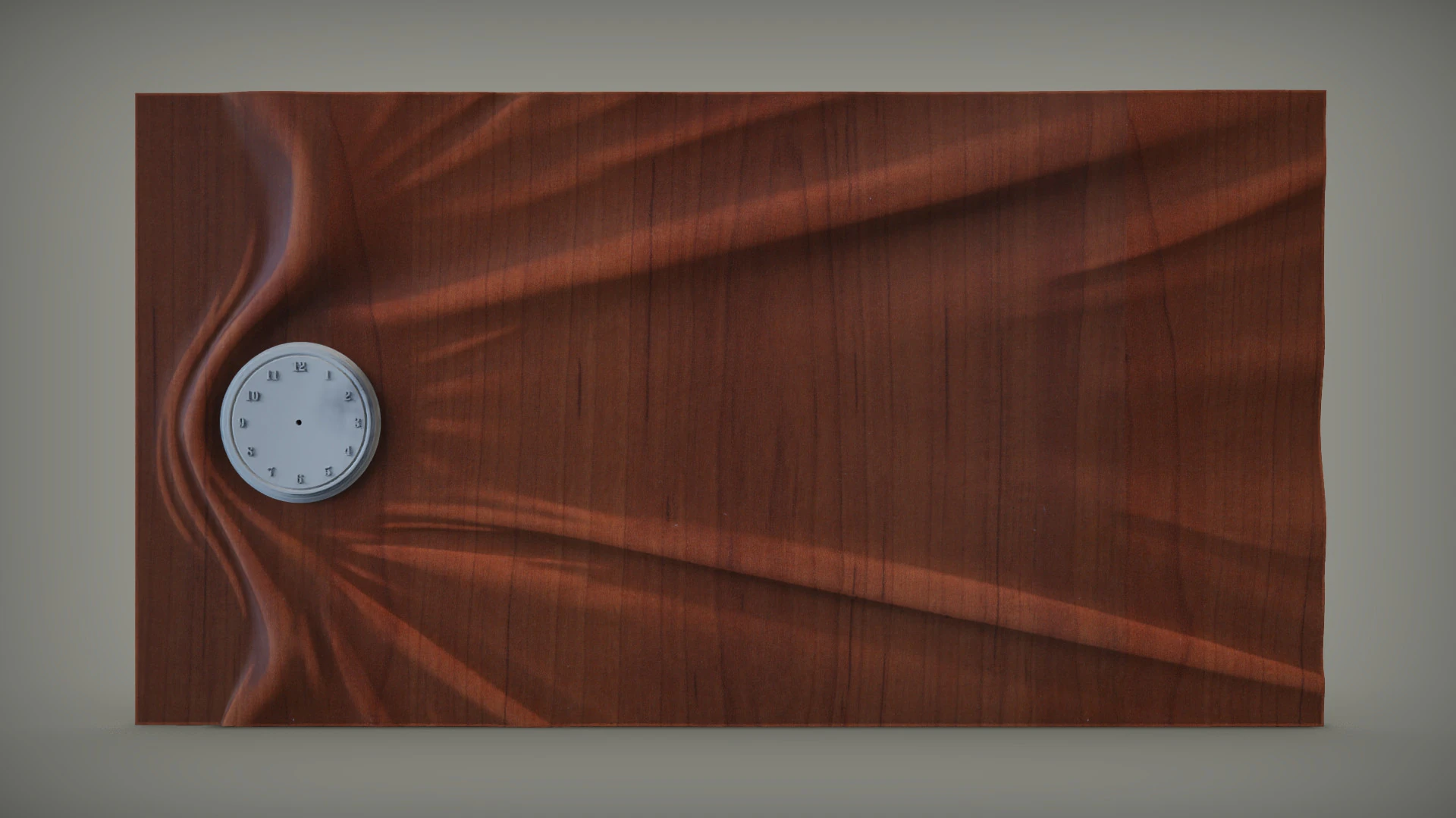 Wavy Wall Art Panel for cnc carving 3D Print Model .c4d .max .obj .3ds .fbx .stl .blend 