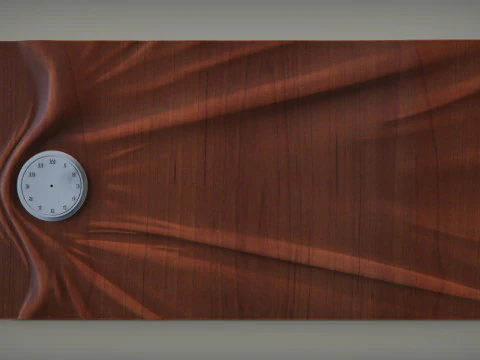 Хвилясте настінне панно для різьби з ЧПУ 3D Принт Модель