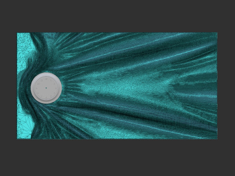 Wavy Wall Art Panel for cnc carving 3Dプリントモデル