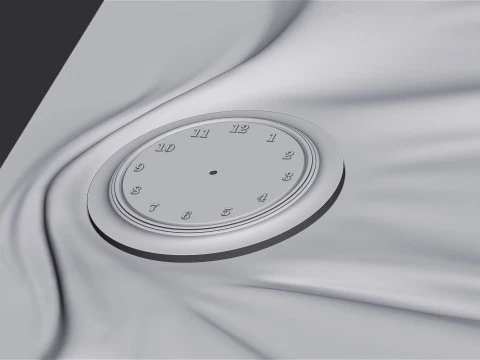 Wavy Wall Art Panel for cnc carving 3D Print Model