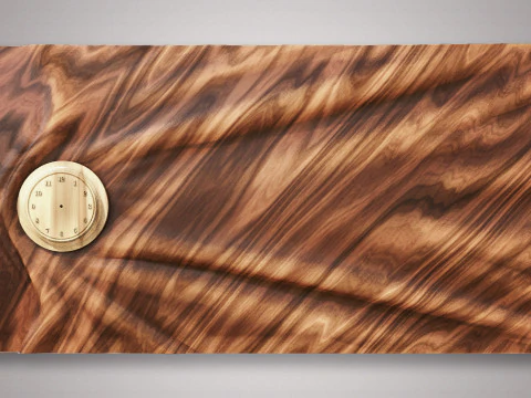 Wavy Wall Art Panel for cnc carving 3D Print Model