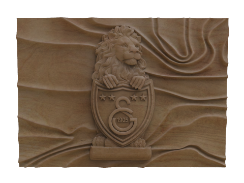 Galatasaray Football Club logo wall art 3D Принт Модель