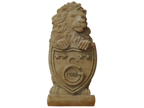 Galatasaray Football Club logo wall art 3D Print Model