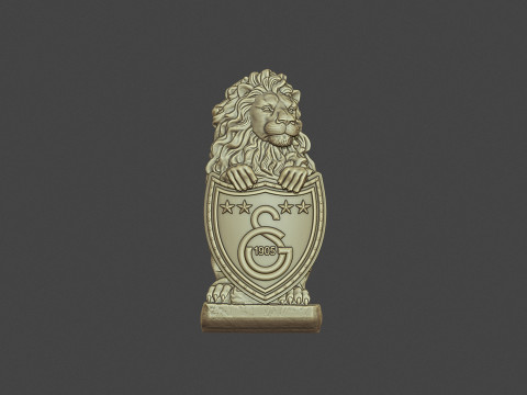 Galatasaray Football Club logo wall art 3D Принт Модель