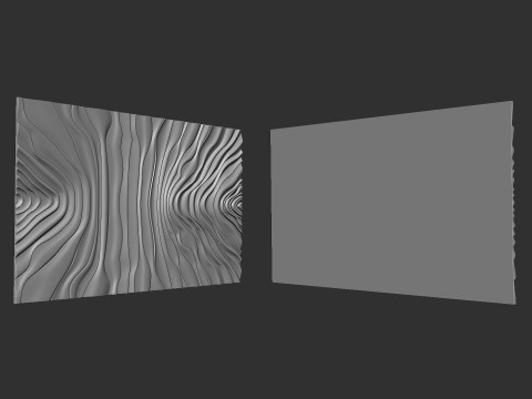 Wavy Wall Art Panel 3D Принт Модель