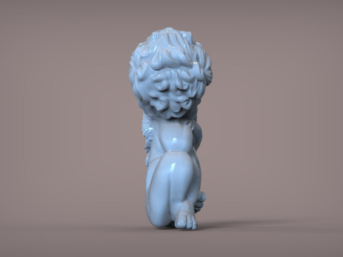 Sleeping Baby Angel 3D Принт Модель