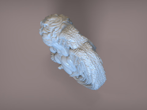 Sleeping Baby Angel 3D Принт Модель