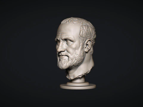 Roman Portrait Sculpture 3D Print Model