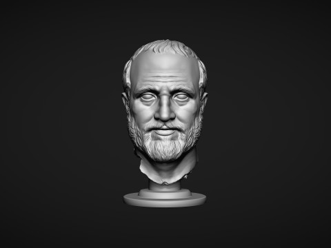 Roman Portrait Sculpture 3D-printmodel