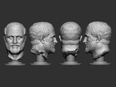 Roman Portrait Sculpture 3D Print Model