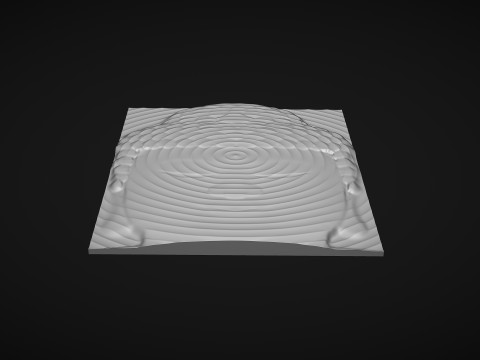 Buddha Head Wall Decor Modelo de Impressão 3D