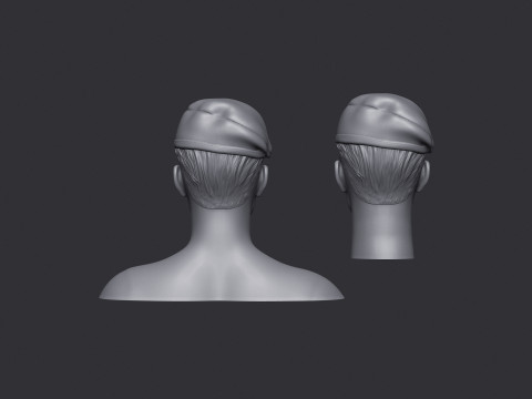 Soldier head and statue Model do druku 3D