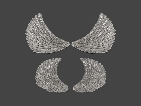 Angel Wings 3D Print Model