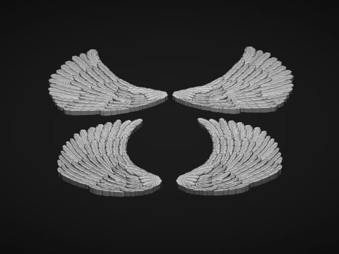 Angel Wings 3D Print Model