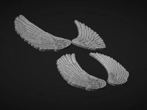 Angel Wings 3D Print Model