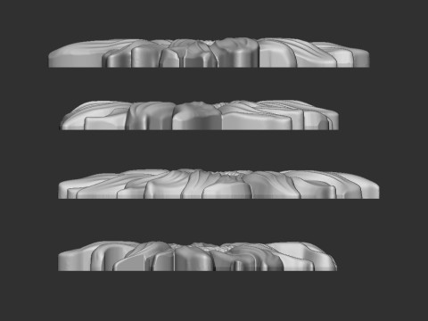 Sunflowers bas relief Modello di stampa 3D