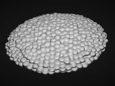 Daisy Head Middles 3D Print Model