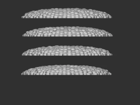 Daisy Head Middles 3D Print Model