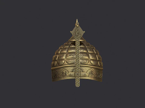 The helmet of Sultan Mehmet Fatih 3D Model